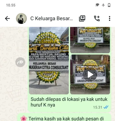 Pengiriman Papan Bunga Duka terbaik